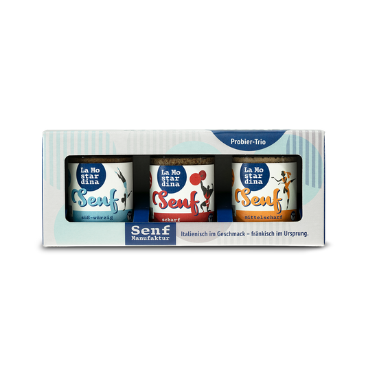 La Mostardina Senf - Probier-Trio